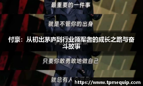 付豪：从初出茅庐到行业领军者的成长之路与奋斗故事